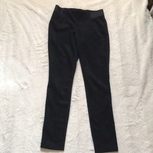 SLIGHT FLAW Chaps faux suede pant black